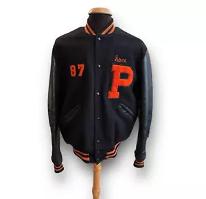 Varsity Letterman Bomber Style Jacket Prairie High School Size 46 Long - Dave - Picture 1 of 20