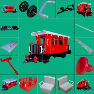 Playmobil Eisenbahn Personenwagen Waggon 4001 Ersatzteile zum Auswählen #P26 - Bild 1 von 24