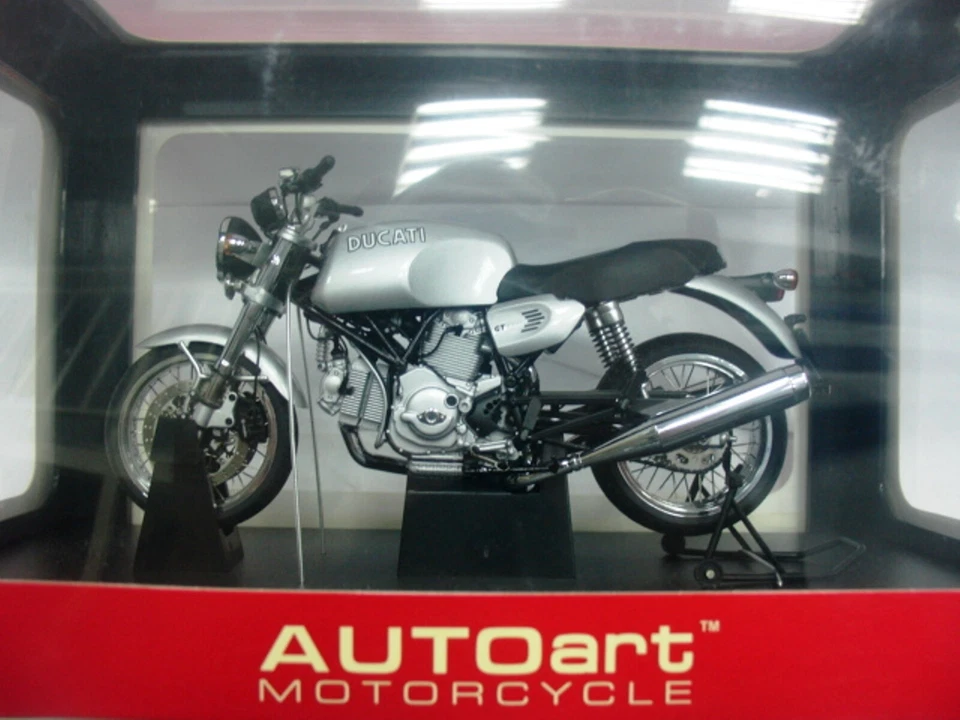 WOW EXTREMADAMENTE RARO Ducati GT 1000 Plata #12547 1:12 Auto Art-Minichamps-Wit's Foto 1 de 4