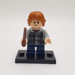 authentic LEGO minifigure Ron Weasley hp154 Harry Potter 75950 75955 plaid shirt - Picture 1 of 5