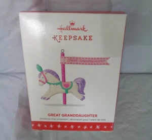 Hallmark Keepsake - Great Granddaughter Ornament - New - Picture 1 of 1