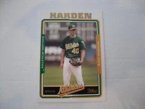 Rich Harden 2005 Topps: #266 Oakland Athletics - Foto 1 di 2