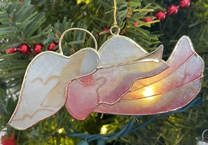 Gorgeous Angel Blowing Trumpet Christmas ornament or SunCatcher - Picture 1 of 10