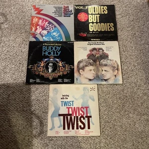 Lot of 5 Classic Rock N Roll Vinyl Records Vinyl Lot Rock Albums 12” Lps - Picture 1 of 2