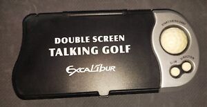 Double Screen Talking Golf-Excalibur-electronic handheld-#383-2-tested, working