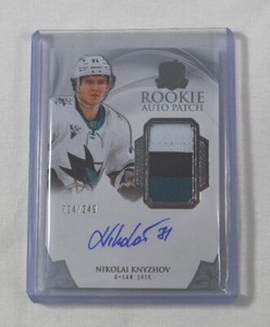 Nikolai Knyzhov RPA #224/249 2020-2021 Upper Deck The Cup San Jose Sharks