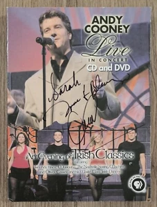 Andy Cooney signiert Live In Konzert CD & DVD irischer Sänger RAD - Bild 1 von 2