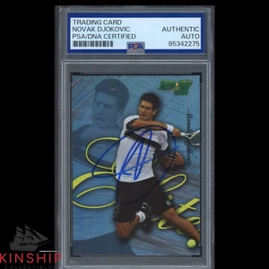 Novak Djokovic signed 2011 Ace Trading Card PSA DNA Slabbed Tennis Auto C3851 - Picture 1 of 1