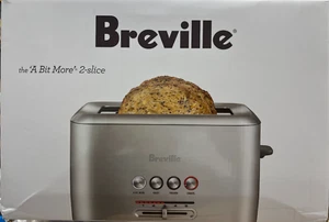 Breville BTA720XL Bit More 2-Scheiben-Toaster gebürsteter Edelstahl - Bild 1 von 5