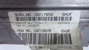1997 BUICK CENTURY ENGINE BRAIN,,,16217058, 16218070 , BXUF - Picture 1 of 2