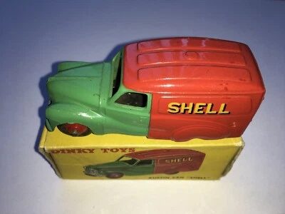 C1955-59 VINTAGE DINKY TOYS No470 AUSTIN VAN “SHELL” NEAR MINT BOXED TOY VAN — 第 1/4 张图片
