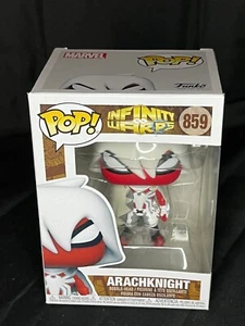 Funko Pop Arachknight 859 Marvel Infinity Warps Bobble-Head Vinyl Figure - Picture 1 of 4