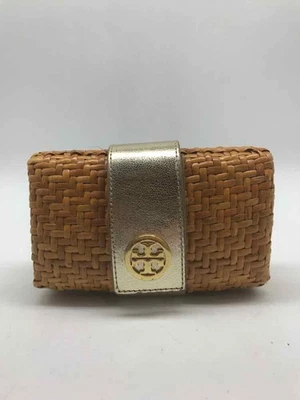 Pre-Owned Tory Burch Gold Clutch Clutch - Image 1 of 4