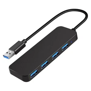 USB-Hub mit 4 AnschlüSsen, USB 3.0-Hub, USB-Splitter, USB-Expander für Lapt5523 - Afbeelding 1 van 7