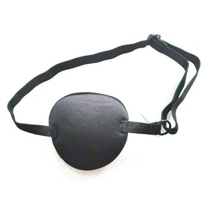 Adult Eye Patch Medical Concave Foam Padded Washable Eyeshades Unisex Black - Picture 1 of 4
