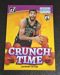 Jayson Tatum 2022-23 Donruss Crunch Time 11 Purple Press Proof Boston Celtics - Bild 1 von 5