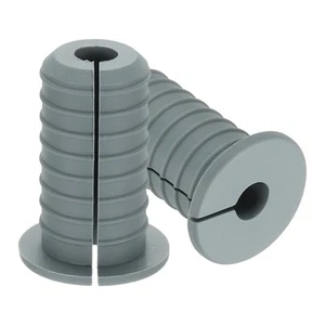 6 Pcs 3/4" Wall Grommet Cable Routing Kit for 0.28" (7mm) Hole Gray - Afbeelding 1 van 7