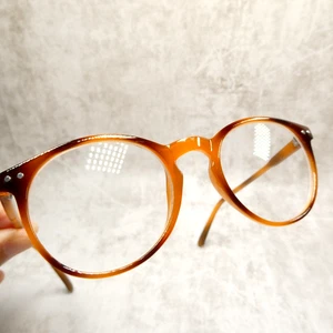 H&M Glossy Light Tortoise Rund Brille Brillengestell 48-21-140 - Bild 1 von 13