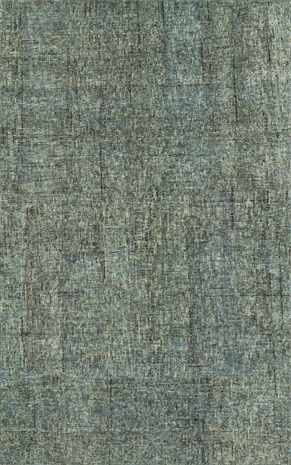 3x5 Dalyn Blue Solid Single-Color Wool Mottled Door Mat CS5 - Aprx 3' 6" x 5' 6" - Image 1 of 2