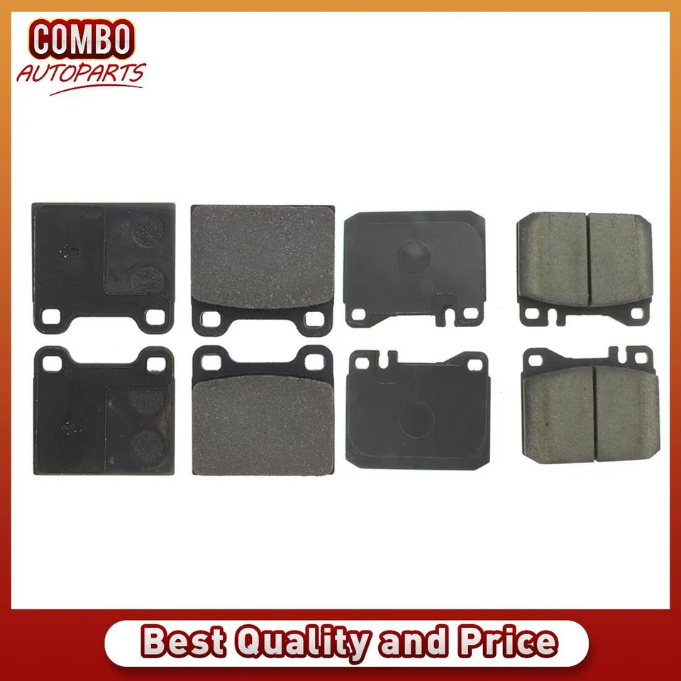 Juego de pastillas de freno de disco delanteras traseras para Mercedes-Benz 240D 1979-1983 Foto 1 de 4