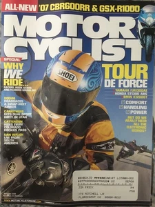 Motorcyclist magazine November 2006 - Picture 1 of 3