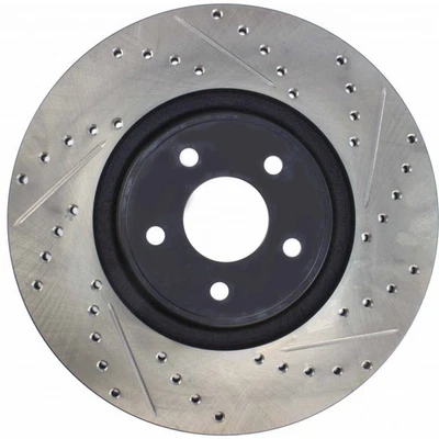 StopTech For Ford Focus ST 2013-2018 Brake Rotor Slotted Front Driver Side - Image 1 of 4