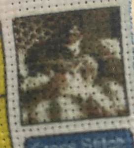 Printed Cross Stitch Stamped Pattern Canvas- Color Guide- Neutral Colors- Cats ? - Picture 1 of 8