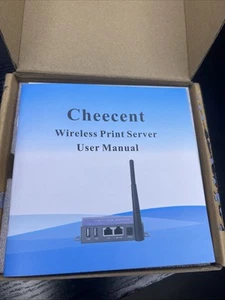 Cheecent wireless print server with 2 USB ports, brand new - Photo 1/2