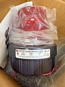 Federal Signal Corporation AV1ST-024R AV Strobe Light 24 VDC Red - Picture 1 of 3