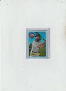 CHARLIE BLACKMON 2018 TOPPS HERITAGE BASEBALL CHROME (REF) #THC-24 SER. #499/569 - Picture 1 of 2