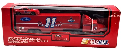 1993 Bill Elloitt #11 Amoco Racing Transporter w/ Stock Car Edition  Hauler 1/64 - Image 1 of 4