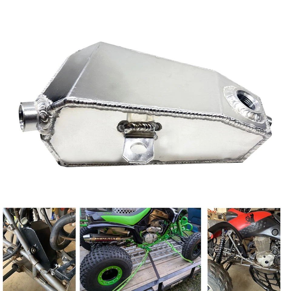 Depósito enfriador de tanque de aceite de aluminio apto para Honda TRX 400EX TRX400EX 400X TRX400X CFM Foto 1 de 4