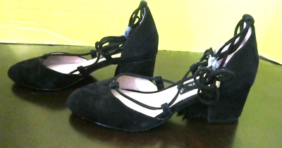 Tacones Steven by Steve Madden Valo talla 6 M, negros, venta al por menor $119 Foto 1 de 4