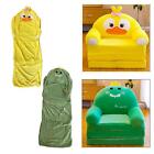 2Pieces Boys Girls Cartoon Couch Chairs Cover Foldable