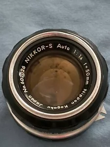 Nikkor-s Nippon Kogaku auto f-50mm 1: 1.4 camera lens - Picture 1 of 5