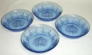 Set 4 pezzi ciotole cereali vintage Avon American Blue di Fostoria articolo #3352 AVCAMB - Foto 1 di 8
