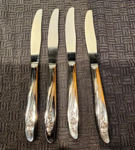 Oneida Stainless Modern Hollow Knives ROSEANNE Discontinued Set of 4 - Picture 1 of 2