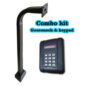 Liftmaster KPW5 wireless Gate keypad Security+ 2.0 & Aluminum Gooseneck Pedestal - Picture 1 of 3