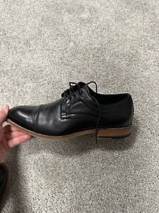 Stacy Adams Dickinson Cap-Toe Lace-up Oxford Black Shoes Men's Size 10.5