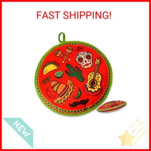 VNOM Tortilla Warmer Pouch 12 Inch Insulated & Microwaveable Fabric Tortilla Kee - Picture 1 of 2