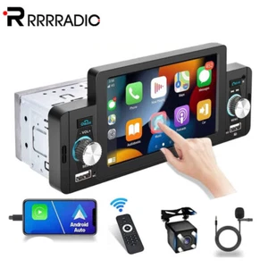 5" Autoradio Apple Carplay Android Auto Navi Touchscreen Bluetooth 1Din + Kamera - Bild 1 von 15