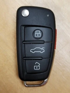OEM 4 Btn 2015-2018 Audi Flip Key Remote Fob 81A 837 220 AR NBGFS12A71 FS12A71 - Picture 1 of 5