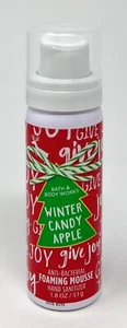 1 BATH & BODY WORKS WINTER CANDY APPLE FOAMING MOUSSE HAND SANITIZER ANTI BAC - Picture 1 of 6