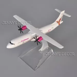 Modelo de avión diecast escala 1:200 juguete Caribbean Airlines ATR 72-600 réplica - Imagen 1 de 7