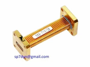 WR42 Waveguide Straight 18-26.5GHz Brass Quality USA - Zdjęcie 1 z 4