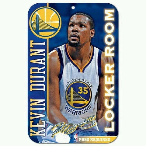 KEVIN DURANT GOLDEN STATE WARRIORS 11"X17" PLASTIC SIGN DURABLE POSTER Cover