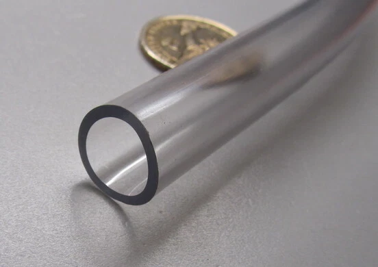 PVC Tubing, Clear, 5/8" OD x 1/2" ID x 1/16" Wall x 100 Foot Coil - Image 1 of 4