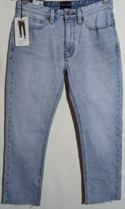 Men's Abrand Jeans Chopped Straight Stretch Blue Size 30 Leg 26" NWT RRP $139.95 - Picture 1 of 17