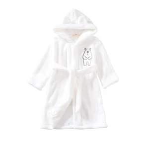 Little Animals Collection: Lightweight Hooded Kids Animal Dressing Gown - Picture 1 of 23