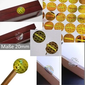 98x Garantiesiegel Hologramm Aufkleber Siegel 3D rund 20mm Garantie Void GOLD - Bild 1 von 1